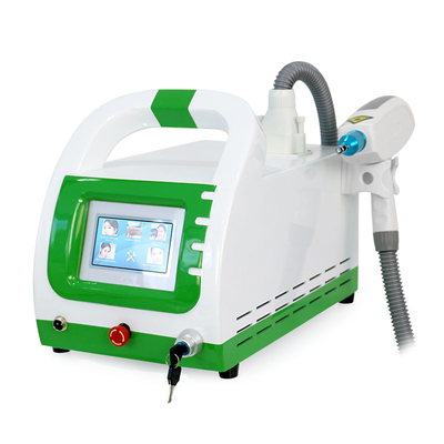 Sistema comutado Q Handheld da máquina da remoção da tatuagem da máquina do laser do ND YAG para a casa