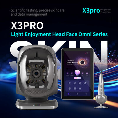 X3 pro ai 3d analisador facial detectar acne envelhecimento gerar relatório inteligente armazenamento em nuvem salão de beleza máquina ce certificado atacado
