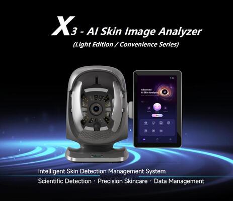 Máquina de Scanner de Pele Facial HD Câmera IA Tela de 15,6 Polegadas Dispositivo Detector de Diagnóstico para Clínica de Beleza