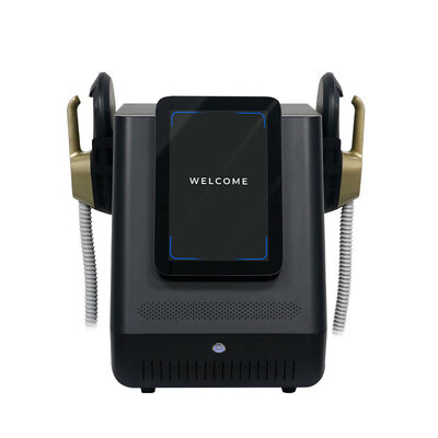 Equipamento de modelagem corporal para remoção de gordura magnética de estimulação muscular com alça dupla de mesa para uso clínico em spa