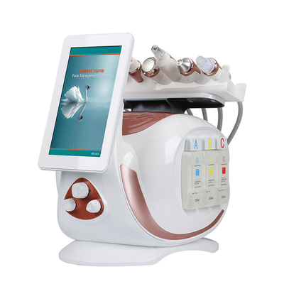 8 em 1 Oxigénio Facial Pequenas Bolhas Sistema de Gestão da Pele Multifuncional