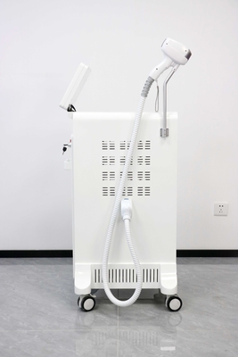 Máquina de remoção de cabelo de diodo laser de dupla alça de alta potência de soprano 4 comprimentos de onda gelo platina titânio para remoção de cabelo