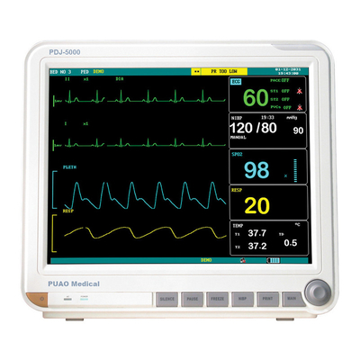Electrocardiograma Sangue Saturação de oxigénio Temperatura corporal Monitores médicos