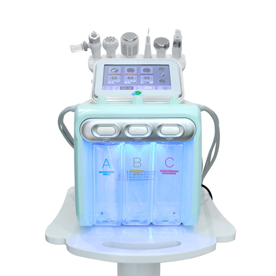 7 em 1 Cuidado da pele multifuncional hidra blackhead extração hidra aqua máquina de beleza facial com máscara led