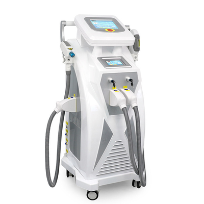 Dual Screen 3 In 1 Multifunção IPL RF Nd Yag Laser para o Rejuvenescimento da Pele de Descascamento de Cabelos de Beleza Máquina