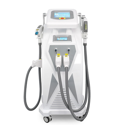 Dual Screen 3 In 1 Multifunção IPL RF Nd Yag Laser para o Rejuvenescimento da Pele de Descascamento de Cabelos de Beleza Máquina