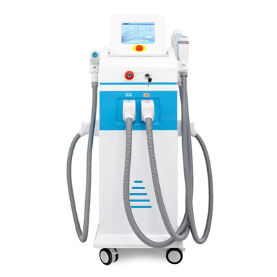 4 em 1 Multifuncional Nd Yag Laser de remoção de tatuagens IPL de remoção de cabelo RF Face Lifting Machine