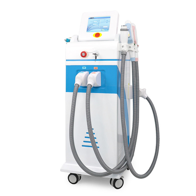 4 em 1 Multifuncional Nd Yag Laser de remoção de tatuagens IPL de remoção de cabelo RF Face Lifting Machine