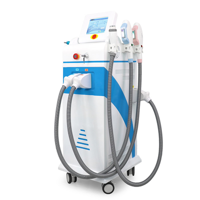 4 em 1 Multifuncional Nd Yag Laser de remoção de tatuagens IPL de remoção de cabelo RF Face Lifting Machine