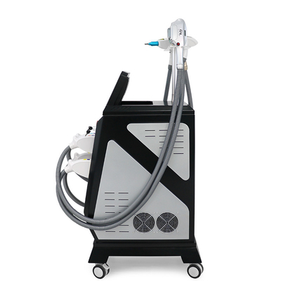 4 em 1 OPT IPL Rf Nd YAG depilação indolor Rejuvenescimento da pele máquina de beleza