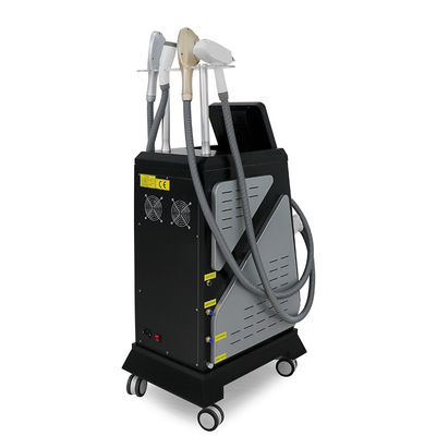 4 em 1 OPT IPL Rf Nd YAG depilação indolor Rejuvenescimento da pele máquina de beleza