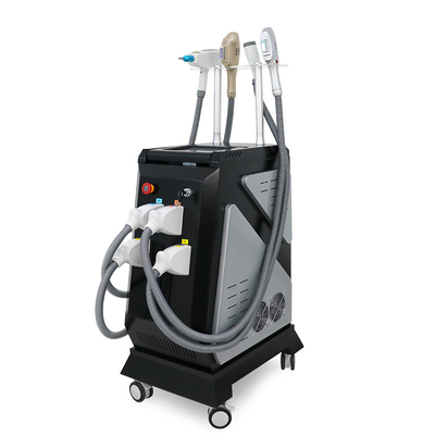 4 em 1 OPT IPL Rf Nd YAG depilação indolor Rejuvenescimento da pele máquina de beleza