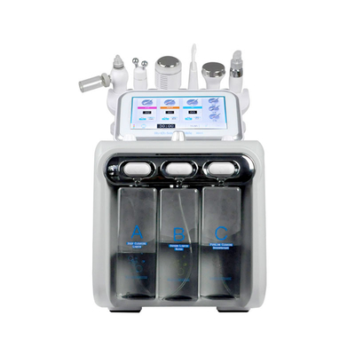 7 em 1 Cuidado da pele multifuncional hidra blackhead extração hidra aqua máquina de beleza facial com máscara led