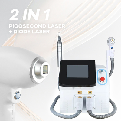 Depilação Nd Yag 755nm 808nm 1064nm Diodo Laser depilação e máquina de remoção de tatuagem