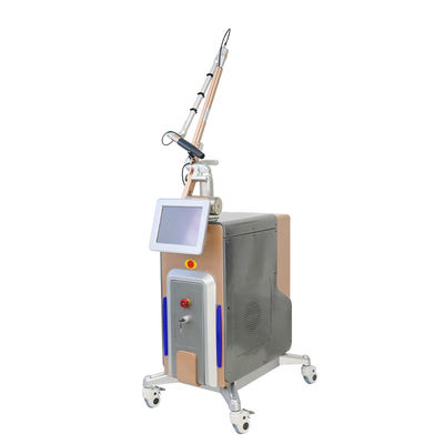 Máquina de remoção de tatuagens a laser de picossegundo 500ps Nd Yag Q comutado Pico Segunda Máquina de picolação a laser