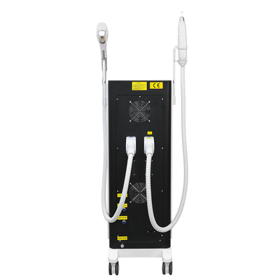 2 em 1 808nm Laser remoção permanente de tatuagem de cabelo Yag Diodo Salão de beleza 3 comprimentos de onda Diodo Laser