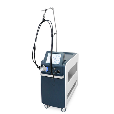 Vertical 755nm Alex Laser de fibra óptica de remoção de cabelo pulso longo Nd Yag Laser de remoção de cabelo 1064nm