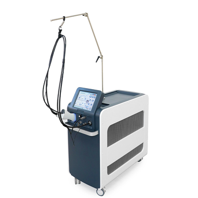 Vertical 755nm Alex Laser de fibra óptica de remoção de cabelo pulso longo Nd Yag Laser de remoção de cabelo 1064nm