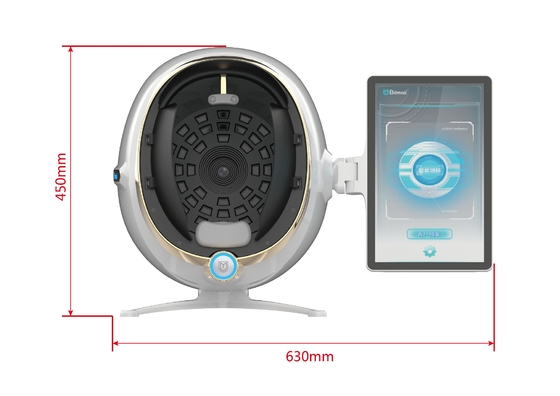 Máquina portátil de análise 3D da pele Análise da pele 3D AI Facial High-Definition Skin Tester