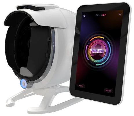 a6 Magic Skin Mirror Skin Analyzer AI 3D Skin Scanner Facial Analyzer Lâmpada de madeira Skin Scanner