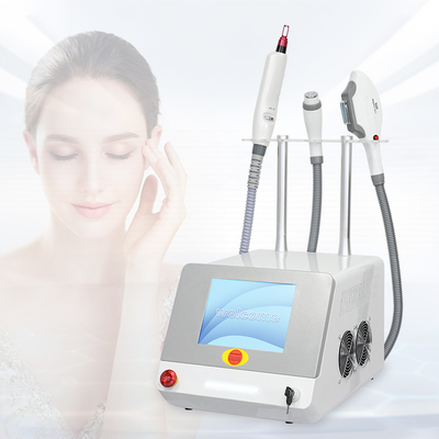 OEM remoção de cabelo remoção de tatuagem máquina de aperto de pele 3 alça RF Elight IPL Nd Yag Laser 5 em 1 máquina de beleza multifunção