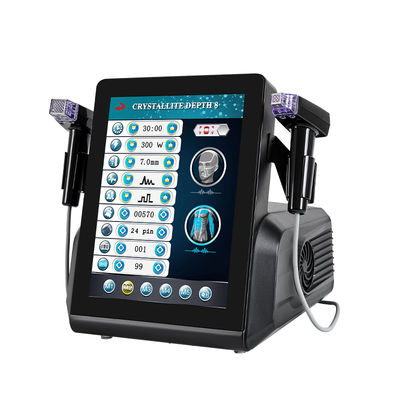 Remoção de cicatrizes verticais Remoção de acne Face corporal Microneedling RF Máquina fracionada