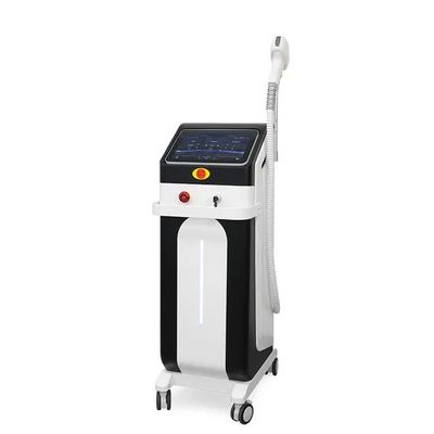 Máquina de laser de diodo de 808nm com sistema de resfriamento por água e 46*68*112cm Especificação para depilação de salão