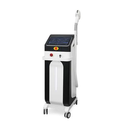Máquina de laser de diodo de 808nm com sistema de resfriamento por água e 46*68*112cm Especificação para depilação de salão