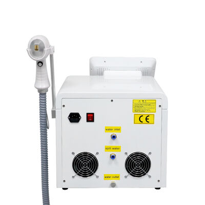 Máquina portátil indolor 808 de remoção de pelos a laser 2 em 1 de diodo de laser de remoção de pelos picossegundos