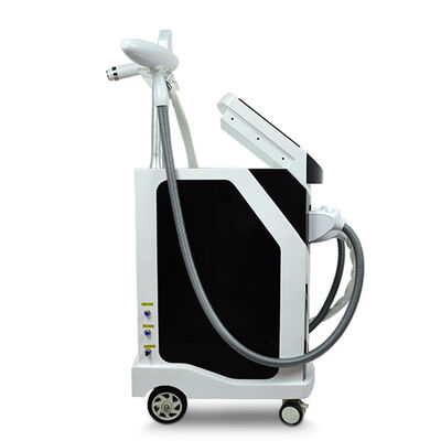 3 in1 Máquina de beleza multifuncional Laser E luz Vertical Três alças Laser depilação indolor depilação segura Laser depilação de tatuagem máquina RF