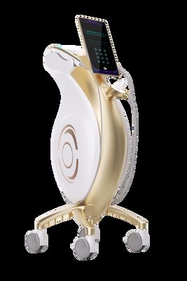 Máquina HIFU vertical Ultrassom Focado de Alta Intensidade Anti-Envelhecimento Lifting e Firmamento Facial Modelagem Corporal Multifrequência