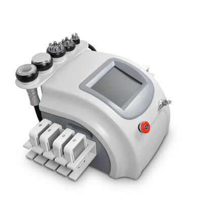 Multifuncional 6 em 1 cavitação ultra-sônica rf vácuo laser alvo corpo emagrecimento pele que aperta a máquina para salão de beleza