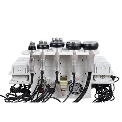 Multifuncional 6 em 1 cavitação ultra-sônica rf vácuo laser alvo corpo emagrecimento pele que aperta a máquina para salão de beleza