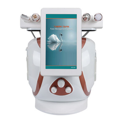 8 em 1 máquina multifuncional de oxigênio de hidrogênio pequena bolha hidrafacial equipamento de salão de cuidados com a pele facial