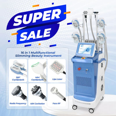 360 Máquina de congelamento de gordura Cryolipolysis circundante Não invasivo para contorno corporal Criolipolisis Equipamento de emagrecimento para salão de beleza clínica Redução de gordura Remoção de celulite