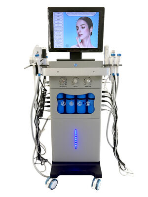 18 em 1 Aqua Exfoliate Oxygen Nutrir Repair Facial Bright Spa Professional Device