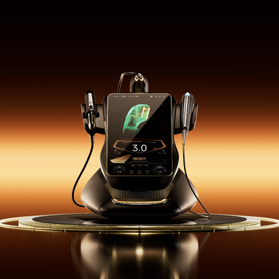 Hifu25D Hifu 360 MAX Ultrassom Focado de Alta Intensidade Crio-Proteção Multifrequência Rejuvenescimento Facial e Corporal