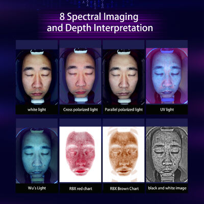 X3 analisador de pele ai câmera salão de beleza diagnóstico facial detector de beleza hd scanner equipamento da máquina