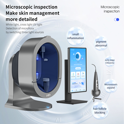 X5 Pro AI Skin Scanner Instrumento de teste de salão facial multiespectro de 21 polegadas