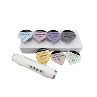 Mini instrumento de bolha de oxigênio LED vibração facial elevador portátil máquina de beleza da pele