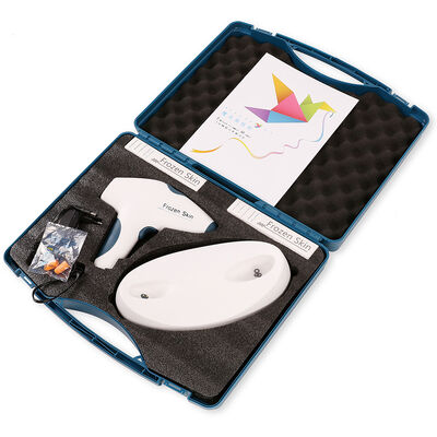 Máquina portátil portátil de rejuvenescimento de mesoterapia facial, arma congelada, criogênica, levantamento de pele