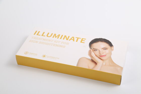Kit profissional de tratamento para clareamento da pele, soro iluminado, cápsulas de gel facial, consumíveis de cuidados com a pele para uso em salão de beleza