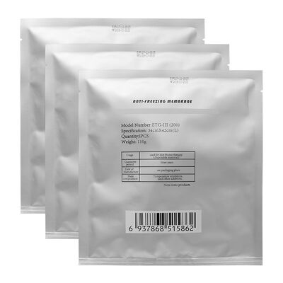 Fornecimento de fábrica 110g Freezefats membrana anticongelante acessório descartável para equipamentos de beleza magros do corpo Cryolipolysis