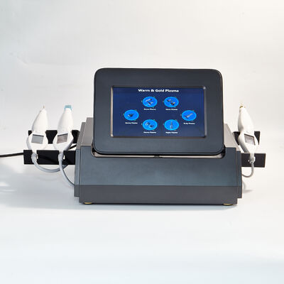 Máquina de plasma de fusão de beleza multifuncional portátil com três alças. Tratamento de acne, desvanecimento de pigmentação e reparo da pele. Máquina de beleza