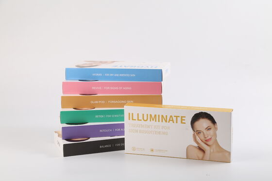 Kit profissional de tratamento para clareamento da pele, soro iluminado, cápsulas de gel facial, consumíveis de cuidados com a pele para uso em salão de beleza