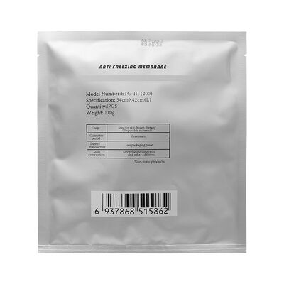 Fornecimento de fábrica 110g Freezefats membrana anticongelante acessório descartável para equipamentos de beleza magros do corpo Cryolipolysis