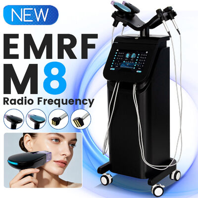 2026 Mais Nova Máquina Facial EMRF M8 Gold de Microagulhamento Fracionado 4 em 1 para Rejuvenescimento da Pele e Firmeza da Pele